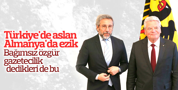 Can Dündar'dan Alman Cumhurbaşkanı'na ziyaret