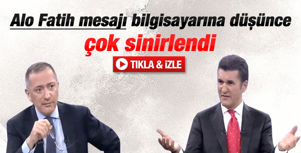 Canlı yayında Fatih Altaylı'yı kızdıran mesaj - İzle