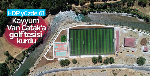 Van'a yapılan mini golf sahası eylülde hizmete girecek