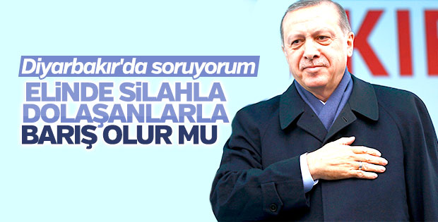 Cumhurbaşkanı'nın Diyarbakır konuşması