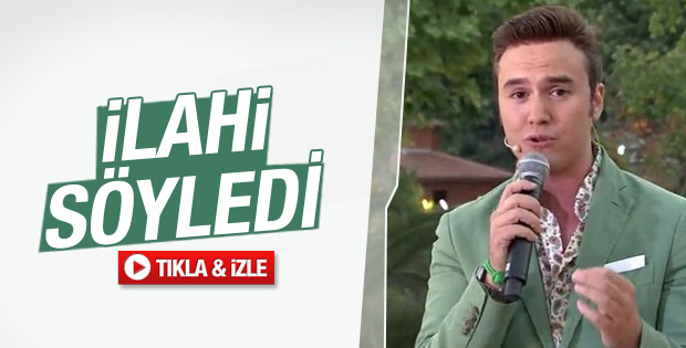 Mustafa Ceceli ilahi söyledi