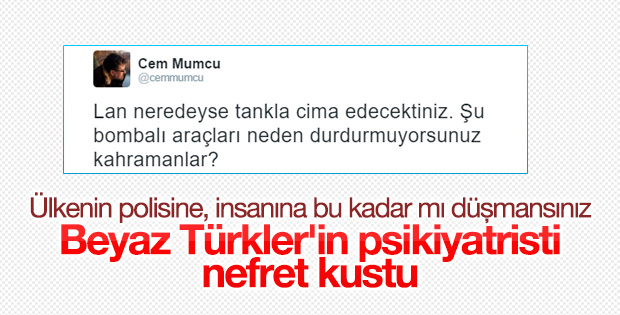 Cem Mumcu'dan aşağılık tweet