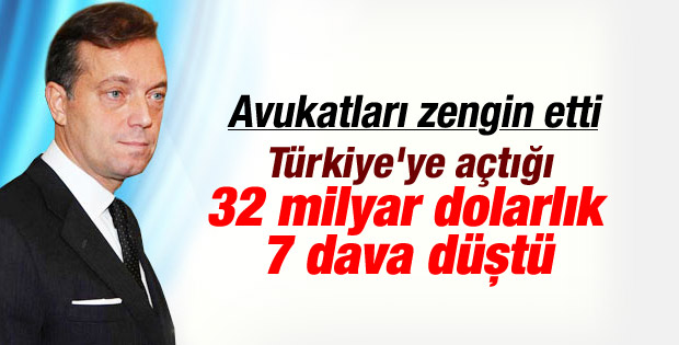 Uzanlar'ın açtığı 32,5 milyar dolarlık 7 dava düştü