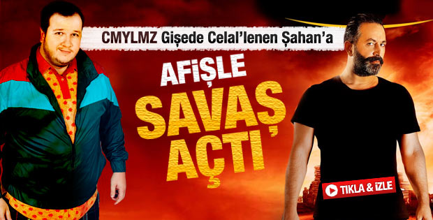 Şahan Gökbakar ile Cem Yılmaz'ın afiş savaşı