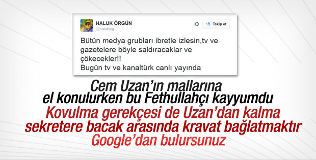 Fethullahçı ismin isyanı geçmişini hatırlattı