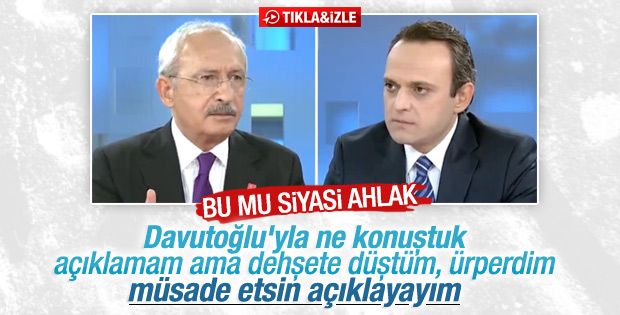Kılıçdaroğlu Cemaat kanalında özel görüşmeyi anlattı