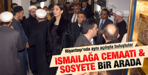 İsmailağa cemaati ve cemiyet aynı açılışta