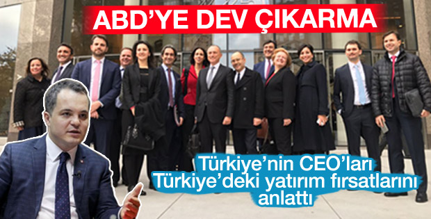 CEO'lar Amerika'da Türkiye'yi tanıttı