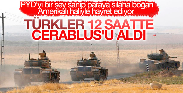WSJ: ABD Cerablus'un 14 saatte temizlenmesine şaşırdı