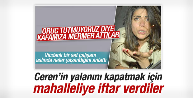 O Hayat Benim ekibi mahalleliye iftar verdi