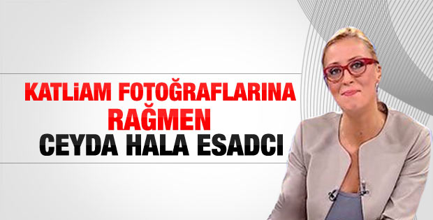 Ceyda Karan Esad'ın katliam fotoğraflarına sessiz kaldı