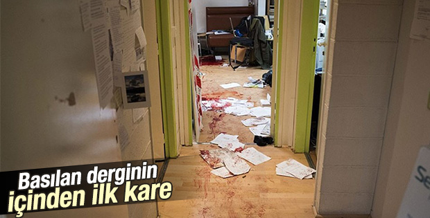 Saldırıdan sonra Charlie Hebdo dergisinden ilk fotoğraf