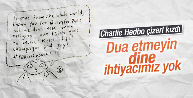 Charlie Hebdo çizerinden Paris yorumu