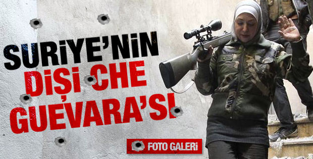 Bu da Suriye'nin kadın Guevara'sı