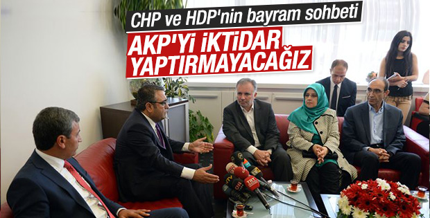 HDP heyetinden CHP'ye bayram ziyareti