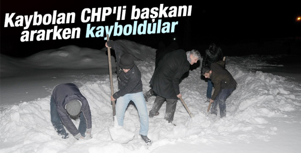CHP'li Başkan bulundu aramaya gidenler kayboldu
