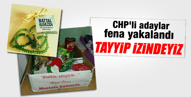 CHP yerel seçimler için yardım dağıtıyor
