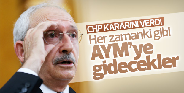 CHP anayasa değişikliğini AYM'ye taşıyacak