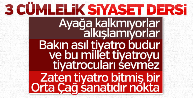 CHP, 16 yıldır muhalefet adı altında tiyatro oynuyor