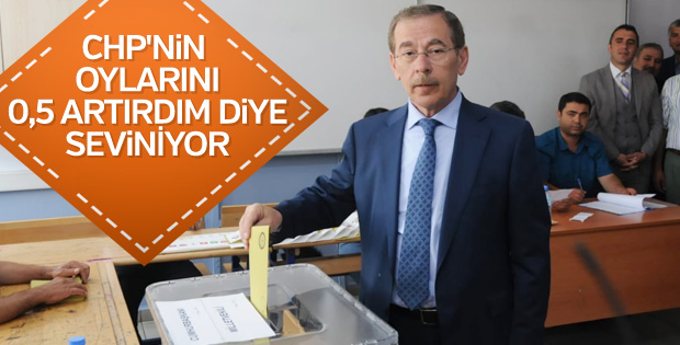 Abdüllatif Şener'in oy artırdım sevinci