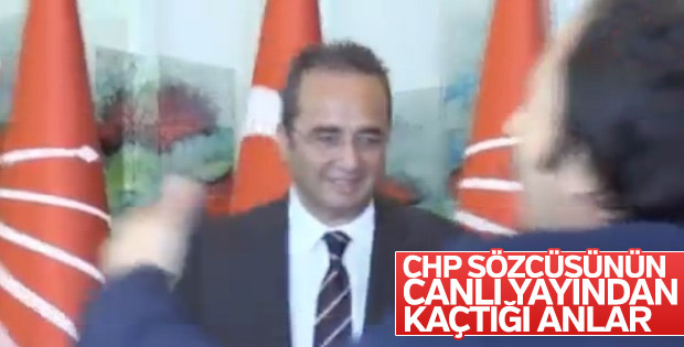 CHP'li Bülent Tezcan'ın panik anları