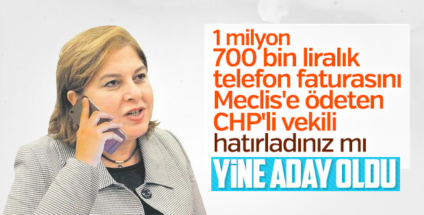 Meclis'e milyonluk fatura ödeten CHP'li yine aday