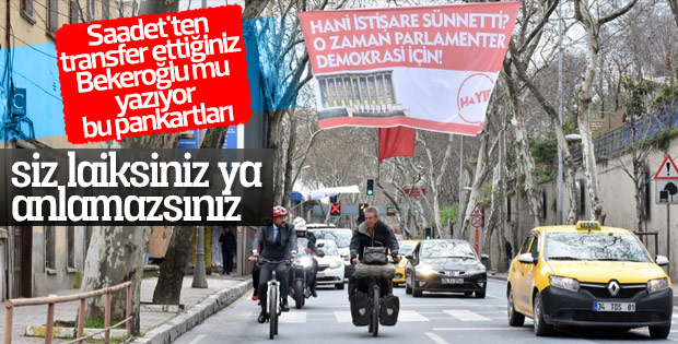 CHP'nin afişlerinde sağ oylara mesaj var