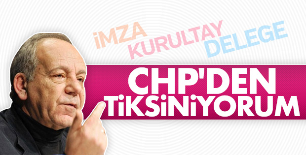 CHP'deki kurultay tartışmaları Bekir Coşkun'u bıktırdı