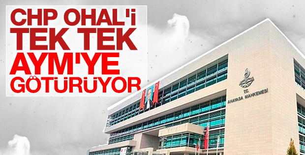 CHP'den AYM'ye yeni başvuru