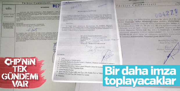 CHP'de kurultay krizi bitmedi