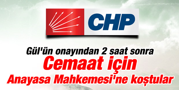 CHP yeniden Anayasa Mahkemesi'ne başvurdu