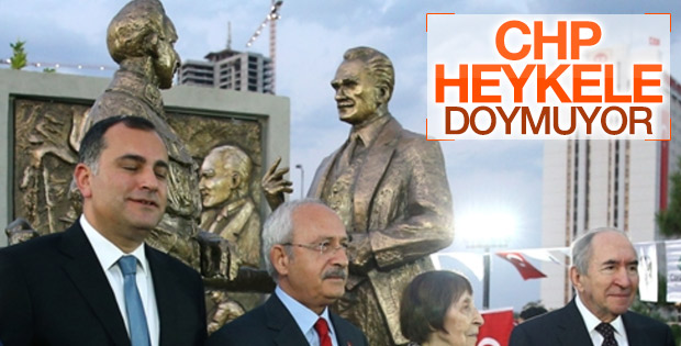 Kılıçdaroğlu heykel açılışı yaptı