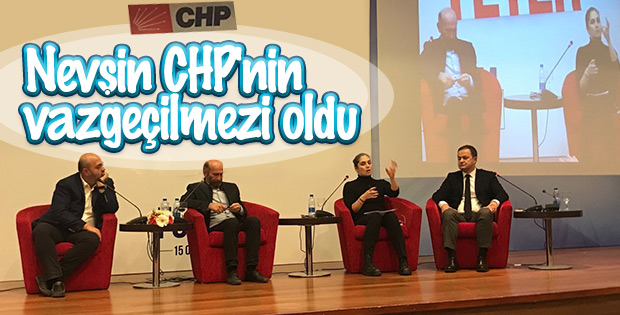 Nevşin Mengü CHP etkinliklerini kaçırmıyor