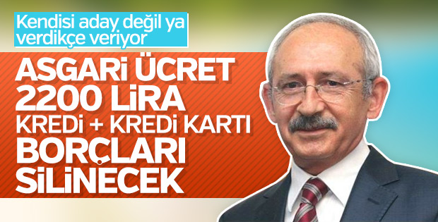 CHP'nin seçim vaatleri