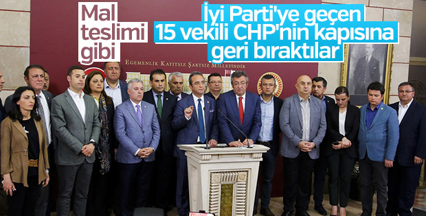 İkame vekiller CHP'ye geri döndü
