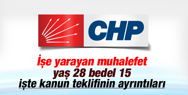 CHP'den bedelli askerlik için kanun teklifi