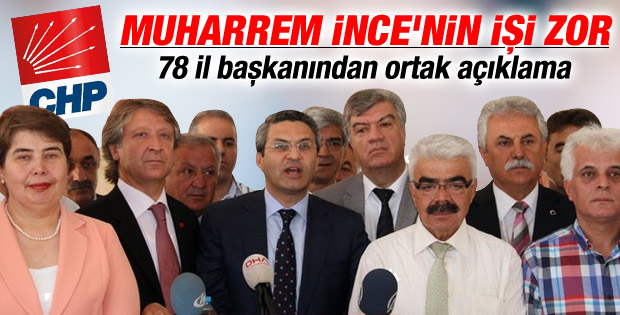 CHP 78 il başkanı Kılıçdaroğlu'nu destekliyor İZLE