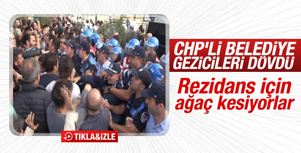 CHP'liler Büyükçekmece Belediyesi'ni protesto etti