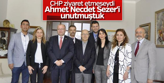 CHP'liler Ahmet Necdet Sezer’i ziyaret etti