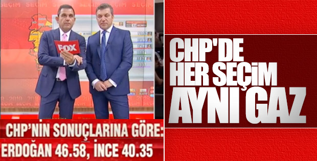 Bu da CHP'nin seçim rakamları