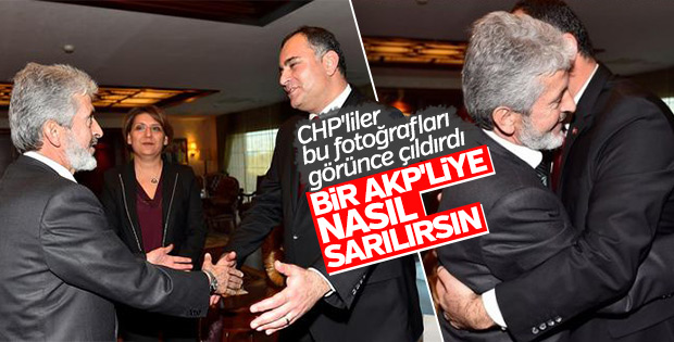 AK Parti ve CHP'li belediye başkanı sarıldı, tepki geldi