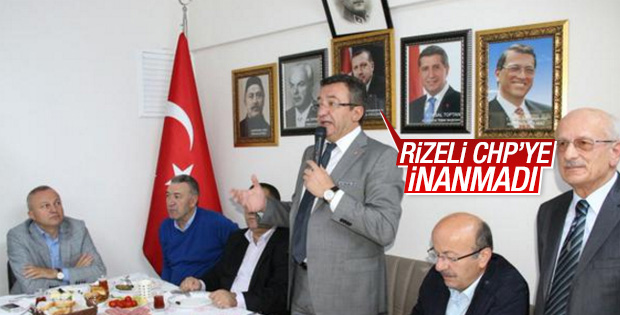 CHP'li vekiller Erdoğan fotoğrafı önünden seslendi