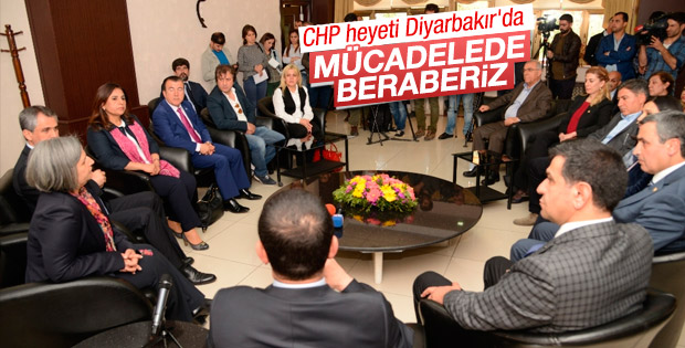 CHP heyetinden HDP'li Diyarbakır Belediyesi'ne ziyaret
