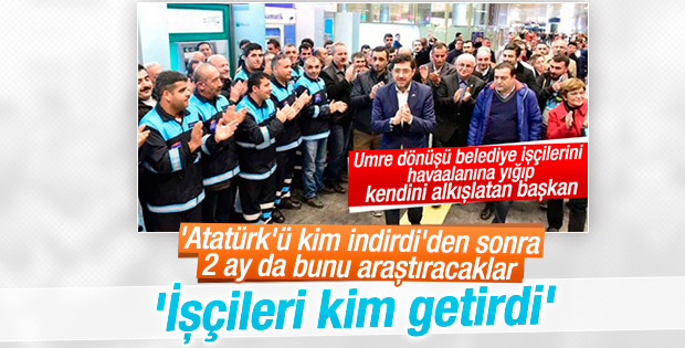Murat Hazinedar'ı karşılayan işçiler CHP gündeminde