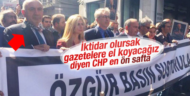 Gazeteciler İstiklal'de yürüdü: Özgür basın susturulamaz