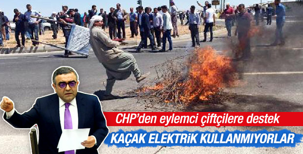 CHP'den 'sayaç karşıtı' çiftçilere destek