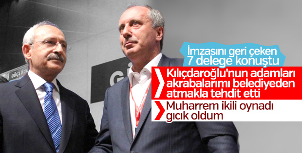 Kurultay imzasını geri çeken CHP'liler konuştu
