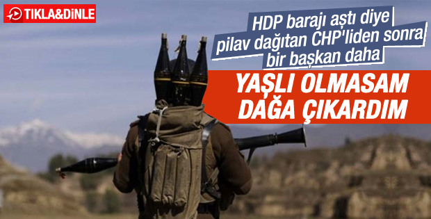 Silvan CHP İlçe Başkanı: Yaşlı olmasam dağa çıkardım