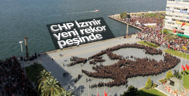 İzmir'de 3 bin kişi kalpaklı Atatürk portresi oluşturacak
