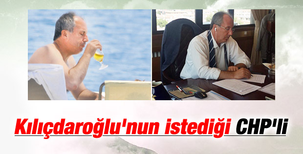 Muharrem İnce'den çalışan CHP'li fotoğrafı